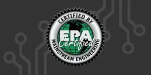 EPA Mainstream Engeneering Corporation certificate