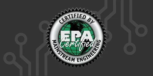 EPA Mainstream Engeneering Corporation certificate
