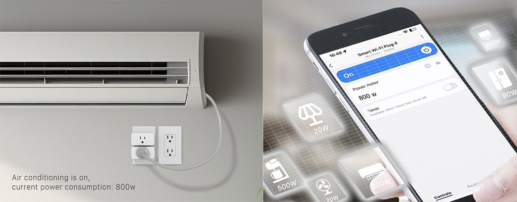 Electricity consumption by air conditioner