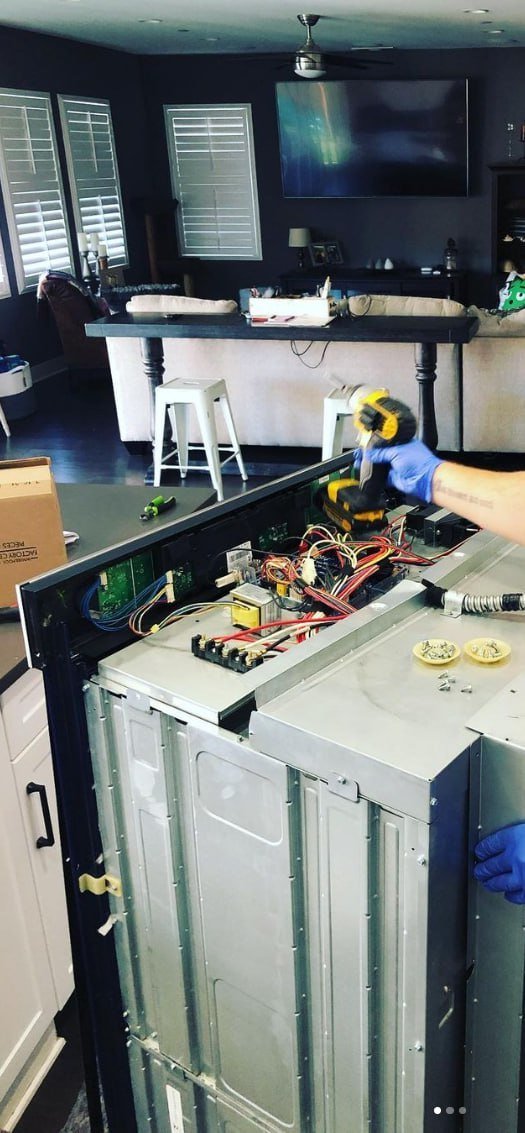 Refrigerator repair in San Diego home