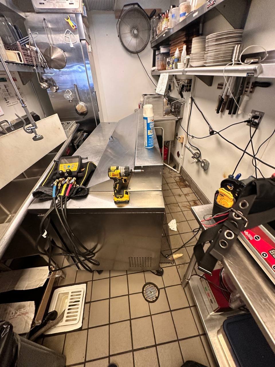 Commercial kitchen refrigeration repair