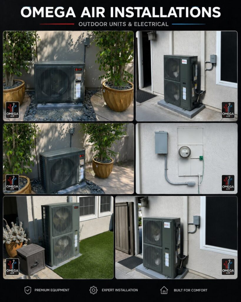 Omega air installation