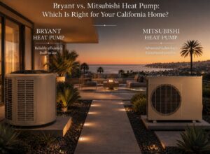 Bryant vs. Mitsubishi Heat Pump: Which Is Right for Your California Home?