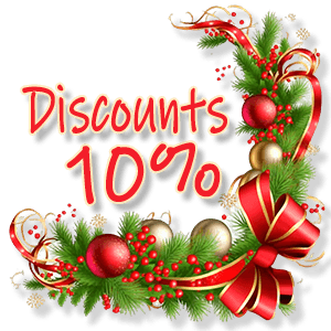 christmas discounts 10%